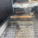 Ca. 135x Douglas Design- Triple- Deens profiel Zwart Gecoat, 22x142mm,